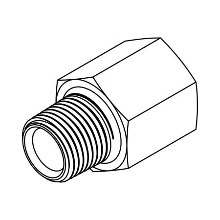 TOMPKINS Hydraulic Fitting-Steel16MP-24FP EXPANDER 5405-16-24